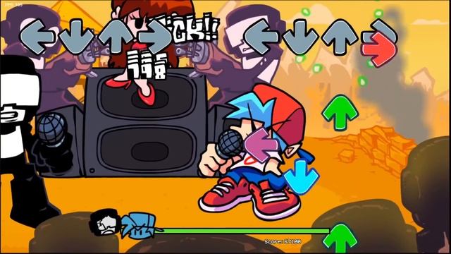 Friday Night Funkin' - Perfect Combo - Guns [HARD] (Week 7) смотреть онлайн