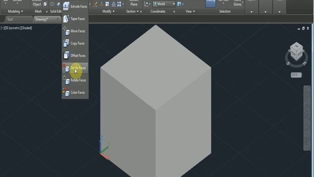 AutoCAD 2018 Tutorial for Beginners #103 HOW TO USE COLOR FACES COMMAND IN AUTOCAD 2018# смотреть онлайн
