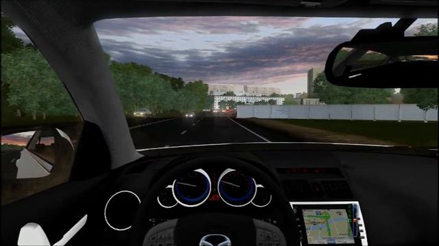 City Car Driving 2.2.7 on a 2008 Mazda 6 with Commentary смотреть онлайн