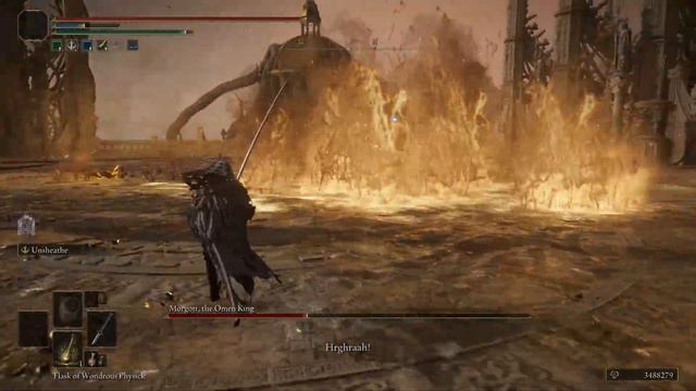 ELDEN RING - Morgott, The Omen King - (Nagakiba Unsheathe) - No damage SOLO NG+ смотреть онлайн