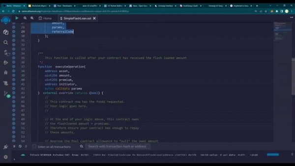 Flash Loan Crypto Arbitrage Step-by-Step | AAVE Flash Loans Solidity DIY Tutorials | Solidity Code