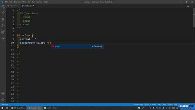 Learn CSS In Arabic 2021 - #68 - 2D Transform - Skew смотреть онлайн