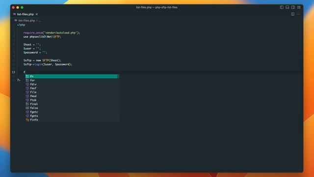 How to list the files from an SFTP server using PHP смотреть онлайн
