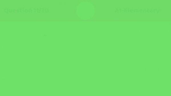 questions – word order and question words # Lesson 32 Quiz N°1