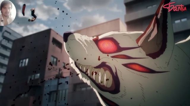 №4_реакция на человека бензопилы(Chainsaw man) смотреть онлайн
