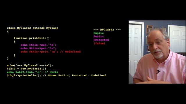 PHP Objects - Inheritance (Part 4) смотреть онлайн
