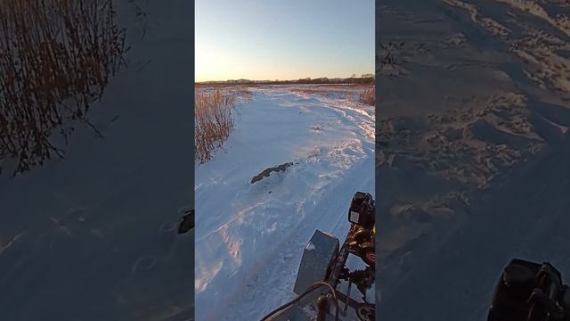 как едет самодельный тяжёлый мотоблок по снегу смотреть онлайн