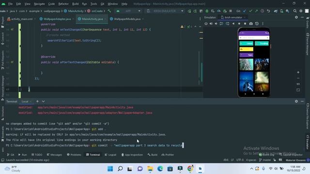 Push Code To Github Using Android Studio Terminal. смотреть онлайн