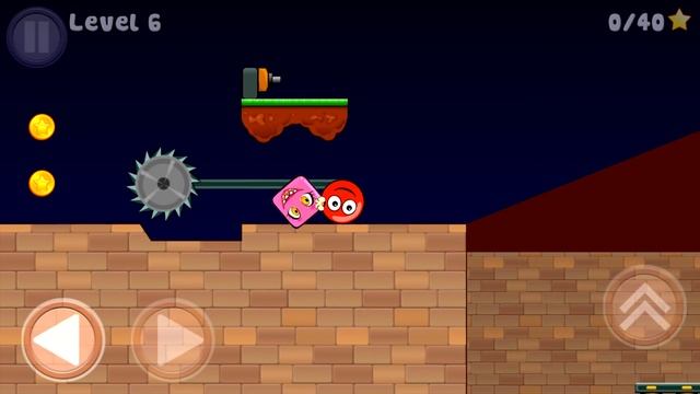 Розовый шарик Еву украли пришельцы! Красный шар спасет девочку! Игра new red ball 2 for flavios смотреть онлайн