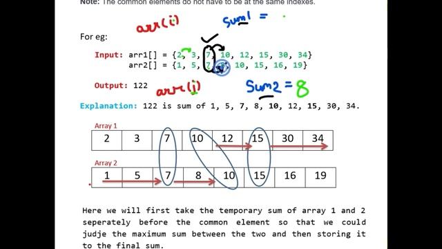 Maximum sum path in two arrays || Problem Solving || Geeksman YMCA смотреть онлайн