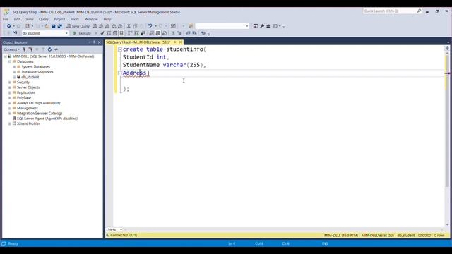 Create table in Database || Sql Server Bangla for beginners смотреть онлайн