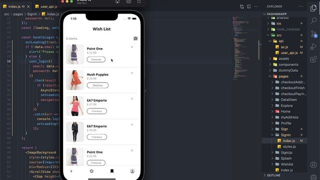 Project Overview Mobile App using React Native create FashionApp Marketplace смотреть онлайн