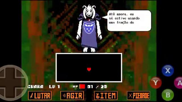 Undertale batalha contra asriel rota pacifista pt br sprites coloridos (sem áudio) смотреть онлайн