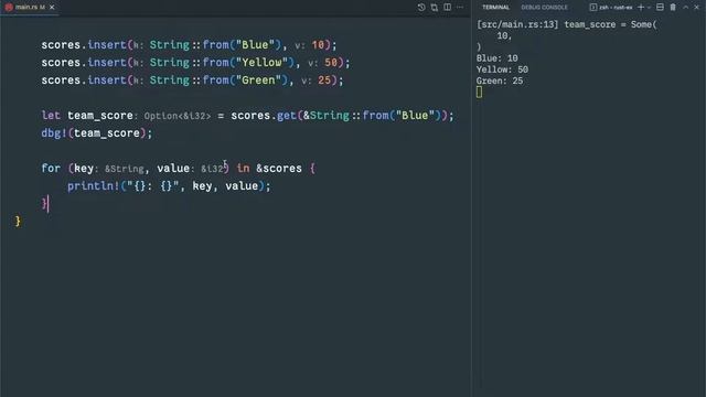 Rust Programming Vector, HashMap, HashSet смотреть онлайн