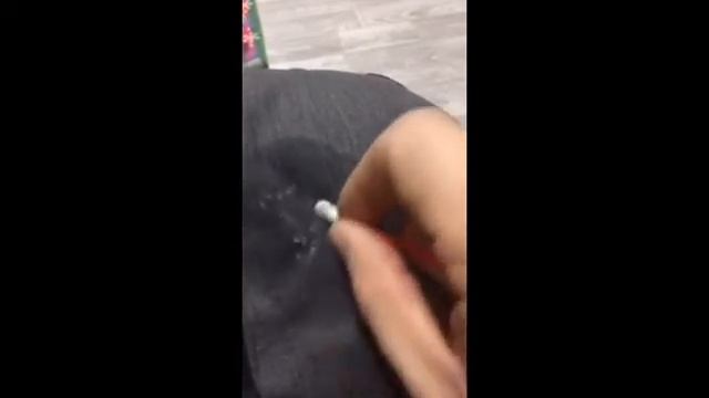 Удаляем пену с одежды