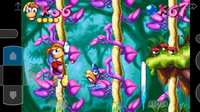 Rayman 1995 GBA на android (часть 1) прохождение эмулятор (1080p) начало (без комментариев) смотреть онлайн