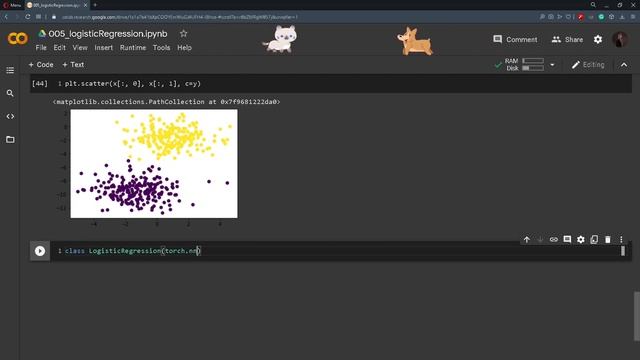 05 PyTorch tutorial - How to create a logistic regression model in PyTorch смотреть онлайн