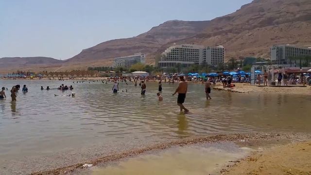 Мертвое море. Курорт "Эйн Бокек". Израиль. смотреть онлайн