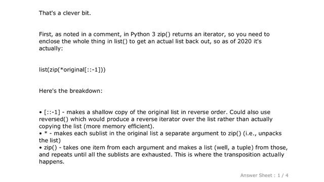 PYTHON : Rotating a two-dimensional array in Python смотреть онлайн