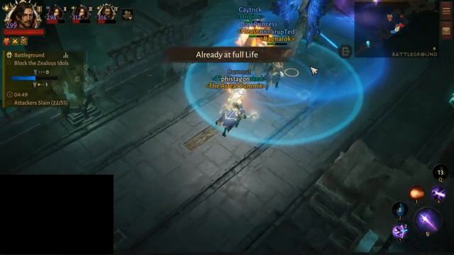 Diablo immortal 1600 res, carrying my team on defense 14-4-16, team is uncarryable. new build. смотреть онлайн