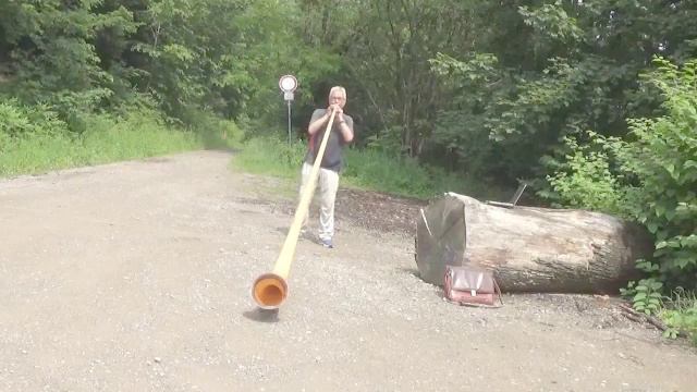 "Lucky Alphorn" Alphorn & computer arrangement смотреть онлайн