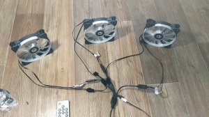 Обзор и подключение комплекта вентиляторов ID-Cooling SF-12025-RGB-TRIO