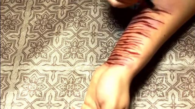 Делаем реалистичные раны на руке смотреть онлайн