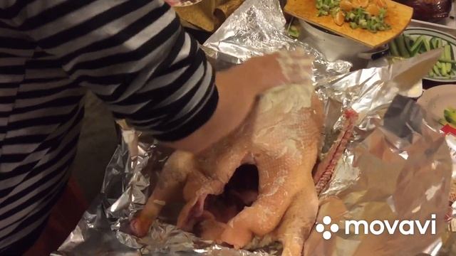 Маринованный гусь с киви, нежнейшее мясо. Киви делает мясо нежным и сочным смотреть онлайн