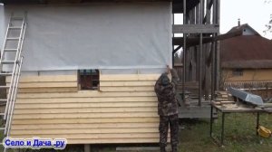Каркасный дом своими руками: обшивка деревянного дома снаружи досками (обзор, ч.3).