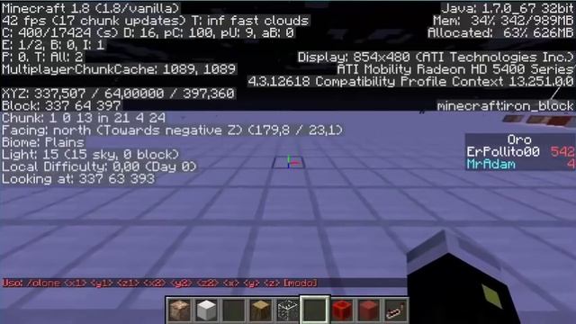 Copiar estructuras | Minecraft 1.8 смотреть онлайн