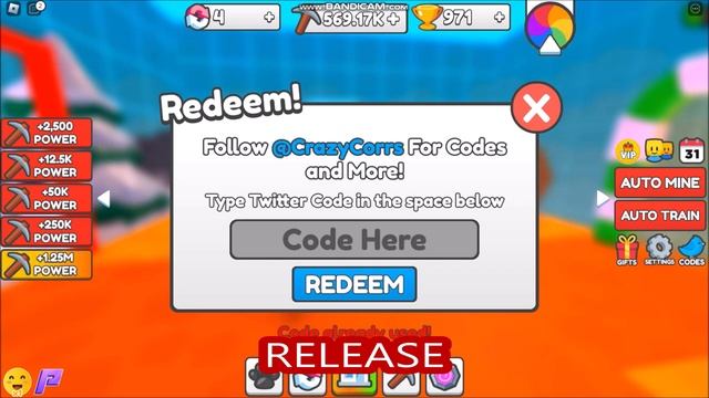 *NEW UPDATE CODES * [✨UPD✨] Rock Mine Simulator ROBLOX | ALL CODES | June 12, 2023 смотреть онлайн