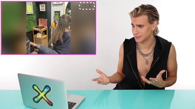 Hairdresser Reacts To People Detangling Extremely Tangled/ Matted Hair смотреть онлайн