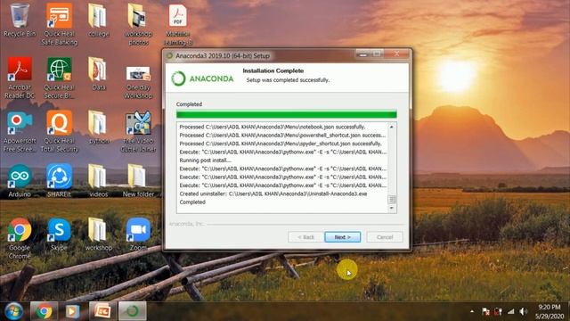 How to install Anaconda Navigator for PYTHON on windows 7 64 bits version? смотреть онлайн