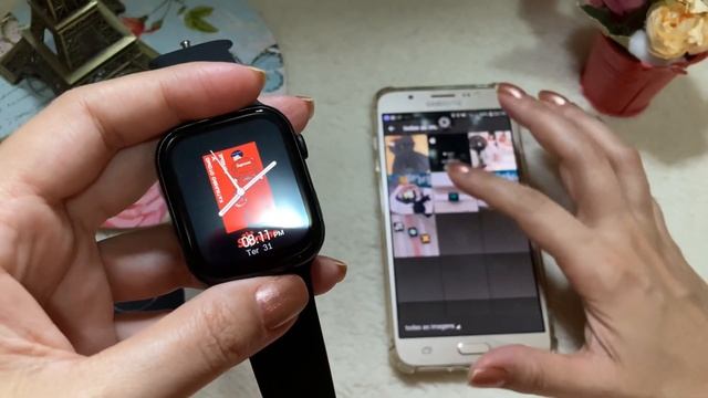 RÉPLICA APPLE WATCH DA MAÇÃ HT99 - CONFIGURAÇÃO PARA ANDROID смотреть онлайн