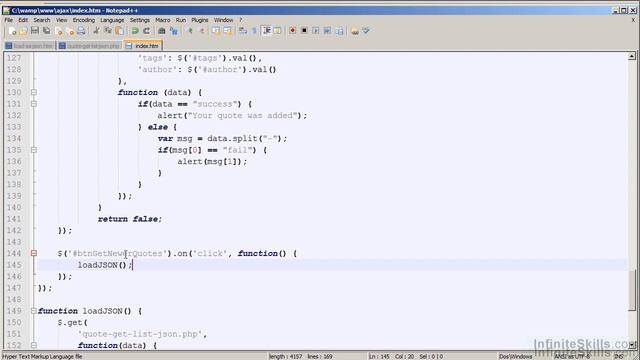 Intro to AJAX with jQuery Tutorial | Updating Content On An Existing Page смотреть онлайн