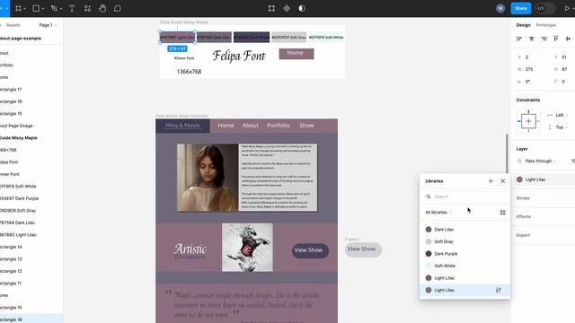 Editing a Color Style in Figma to Change all Iterations of it смотреть онлайн