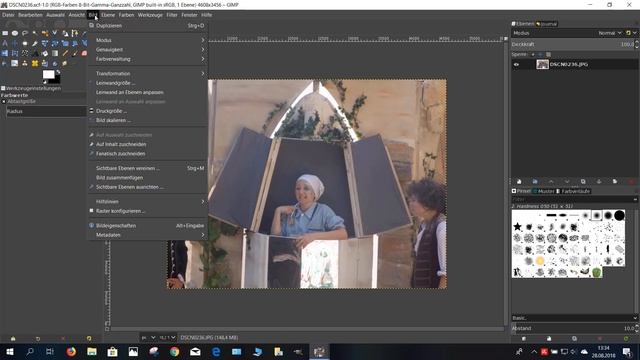Gimp 2.10 Aufbaukurs: 3. Bild verbessern durch Farbwerte смотреть онлайн
