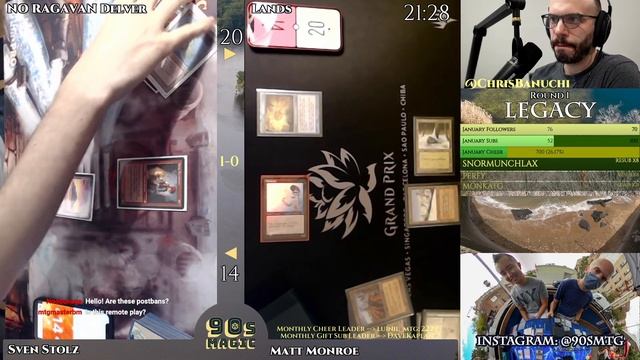 Izzet UR Delver vs Lands [MTG Legacy] смотреть онлайн