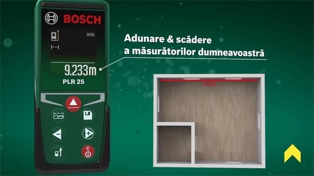 Telemetru cu laser Bosch PLR25 / Лазерный дальномер Bosch PLR 25 смотреть онлайн
