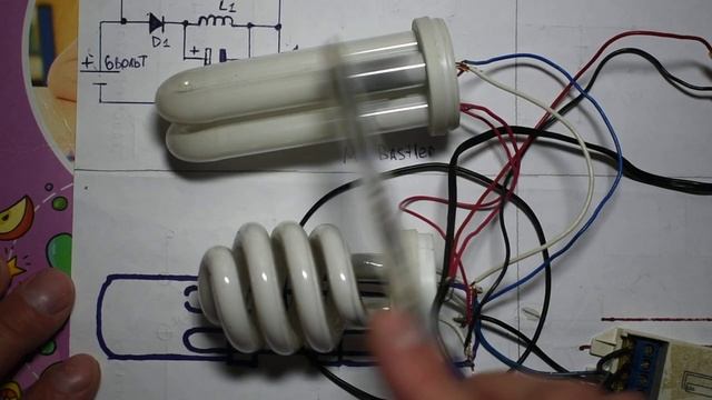 Как зажечь сгоревшие энергосберегающие лампы// Очень просто смотреть онлайн