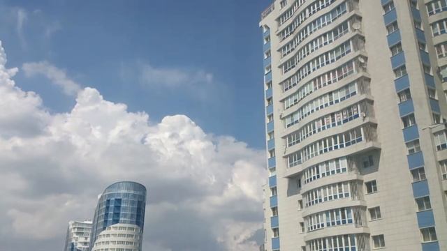 Краснодар. Кубанская Набережная. Адмирал вид с 8 этажа. смотреть онлайн