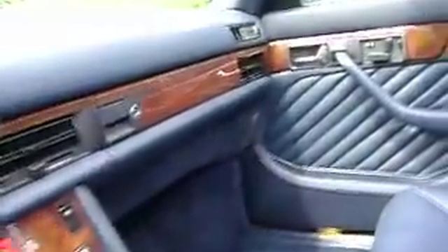 Mercedes-Benz 560SEL W126 1991 ,95400km, interior SOLD смотреть онлайн
