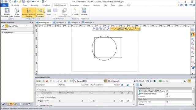 T-Flex CAD 15 English - Lesson 28/99 - Product Structure смотреть онлайн