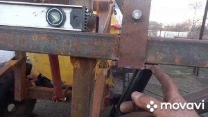 делаем штанги на опрыскиватель ч7.