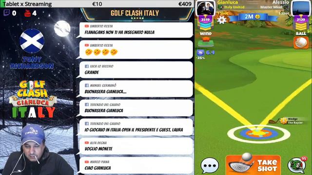 Golf Clash LIVESTREAM - Target 300M eating, singing and playing guitar part 2 - Gianluca смотреть онлайн
