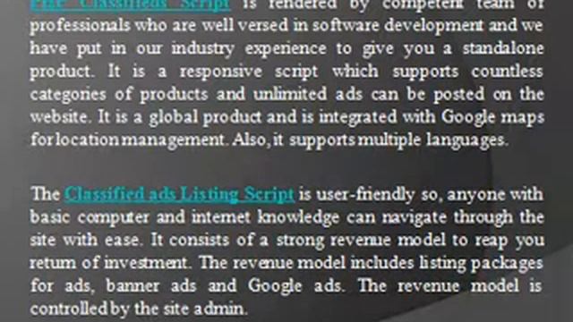 PHP Script – INETSOLUTION Online Classified Ads смотреть онлайн