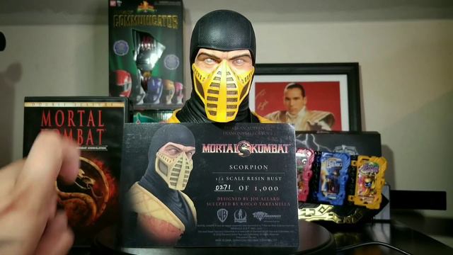 Legends In 3-Dimensions: Mortal Kombat "Scorpion" 1/2 Scale Bust & G-Fuel MK11 Taste Test! смотреть онлайн