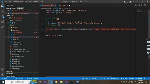 Passing Data via Props in React смотреть онлайн