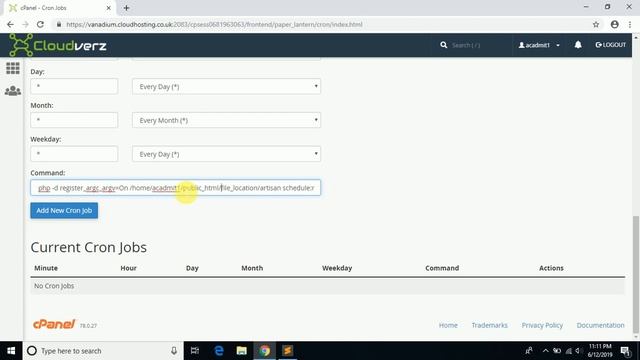 Configure Laravel cron job on cpanel / server смотреть онлайн