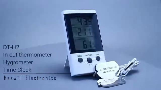 DT H Digital thermometer + hygrometer + clock смотреть онлайн